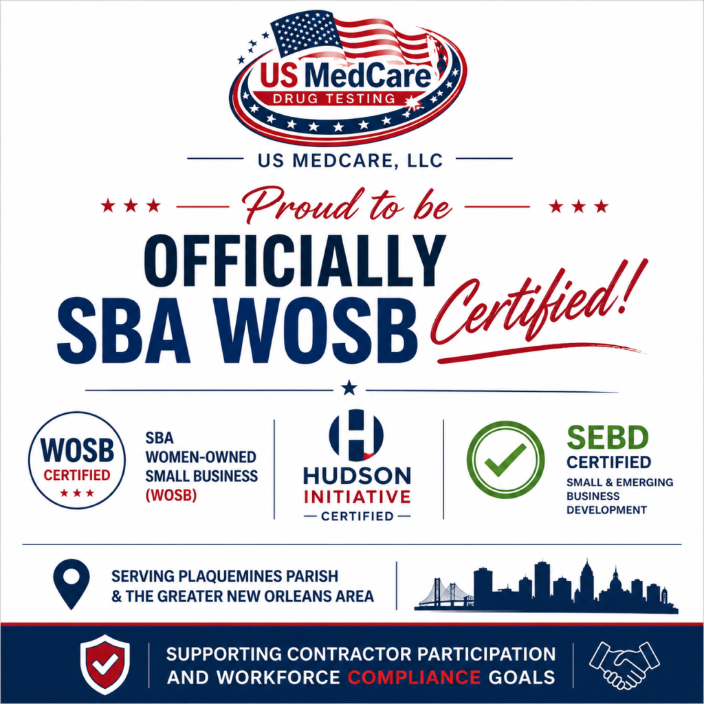 US MedCare SBA WOSB, Hudson Initiative and SEBD Certified